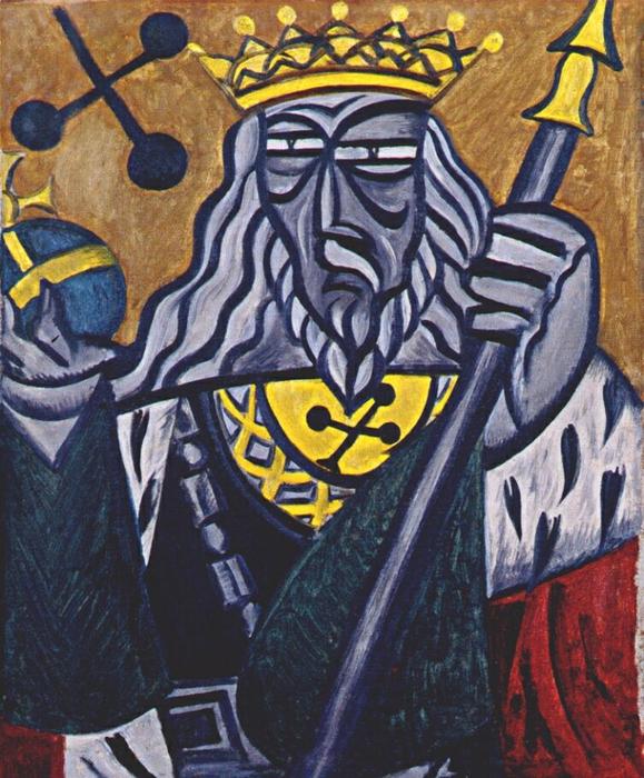 King Of Clubs — Olga Rozanova
