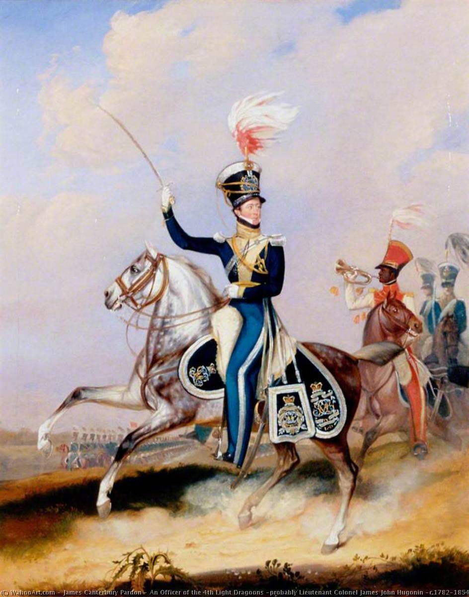 An Officer Of The 4th Light Dragoons (probably Lieutenant Colonel James John Hugonin (c.1782–1854)) — James Canterbury Pardon