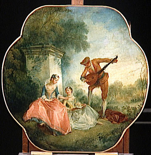 La Lecon De Musique — Nicolas Lancret