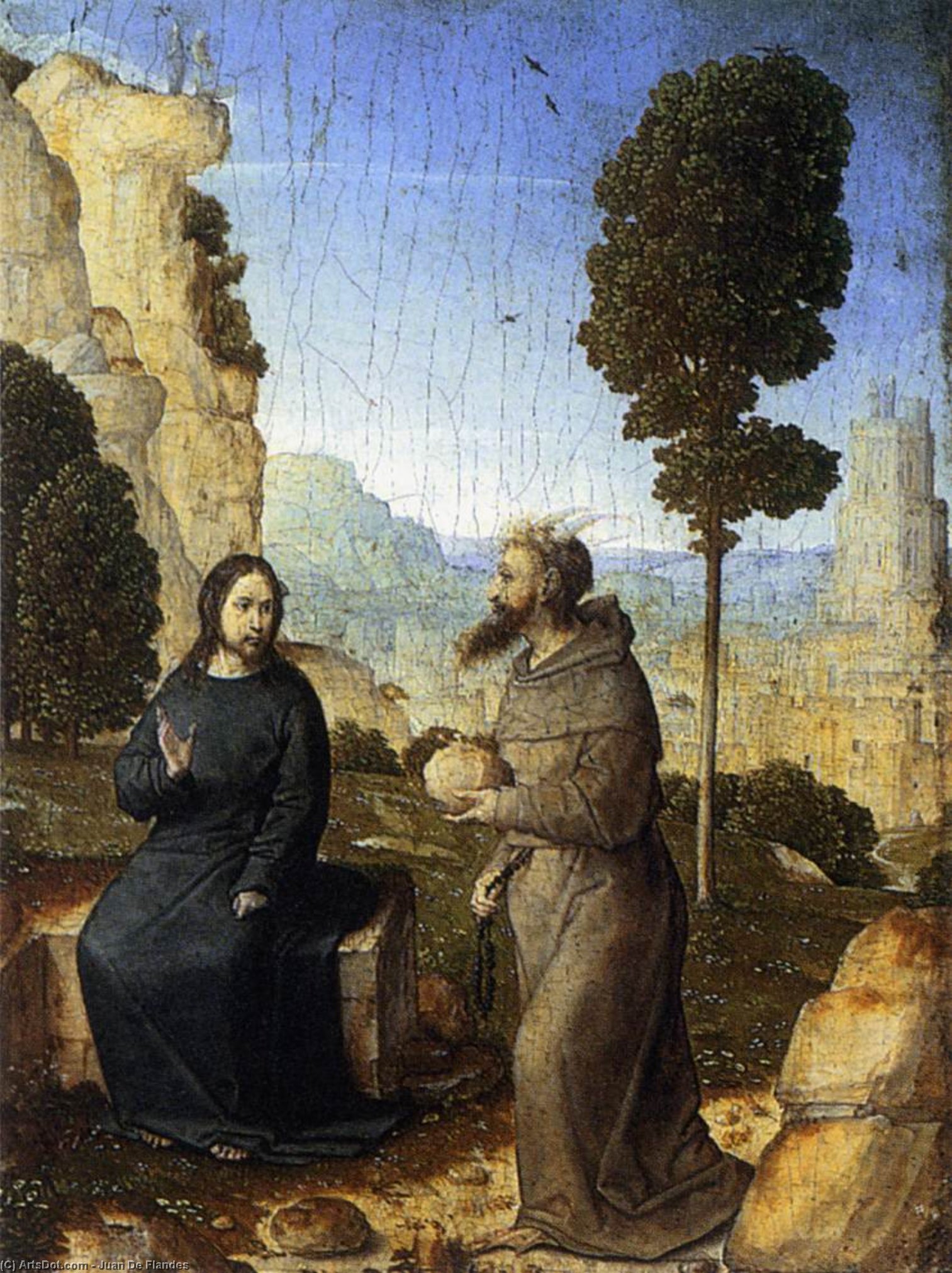 La Tentación De Cristo — Juan De Flandes
