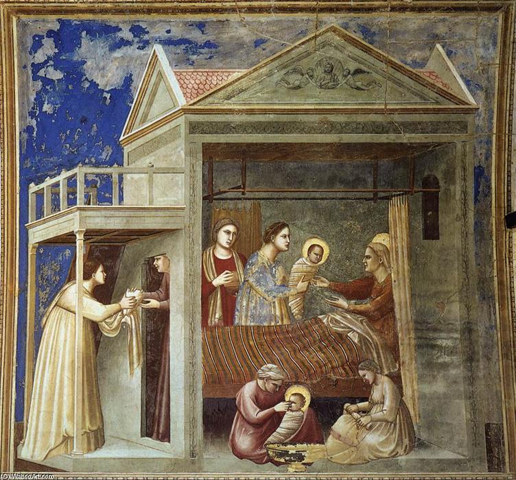 No. 7 Escenas De La Vida De La Virgen: 1. El Nacimiento De La Virgen — Giotto Di Bondone