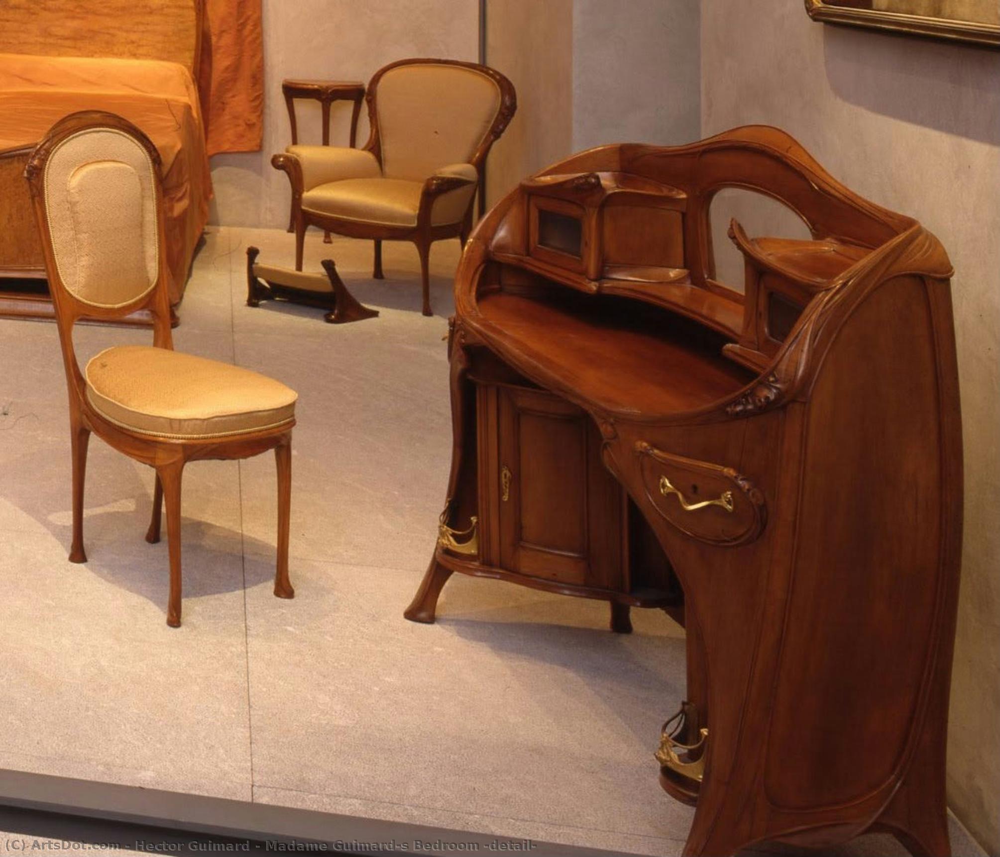 Madame Guimards Schlafzimmer (detail) — Hector Guimard