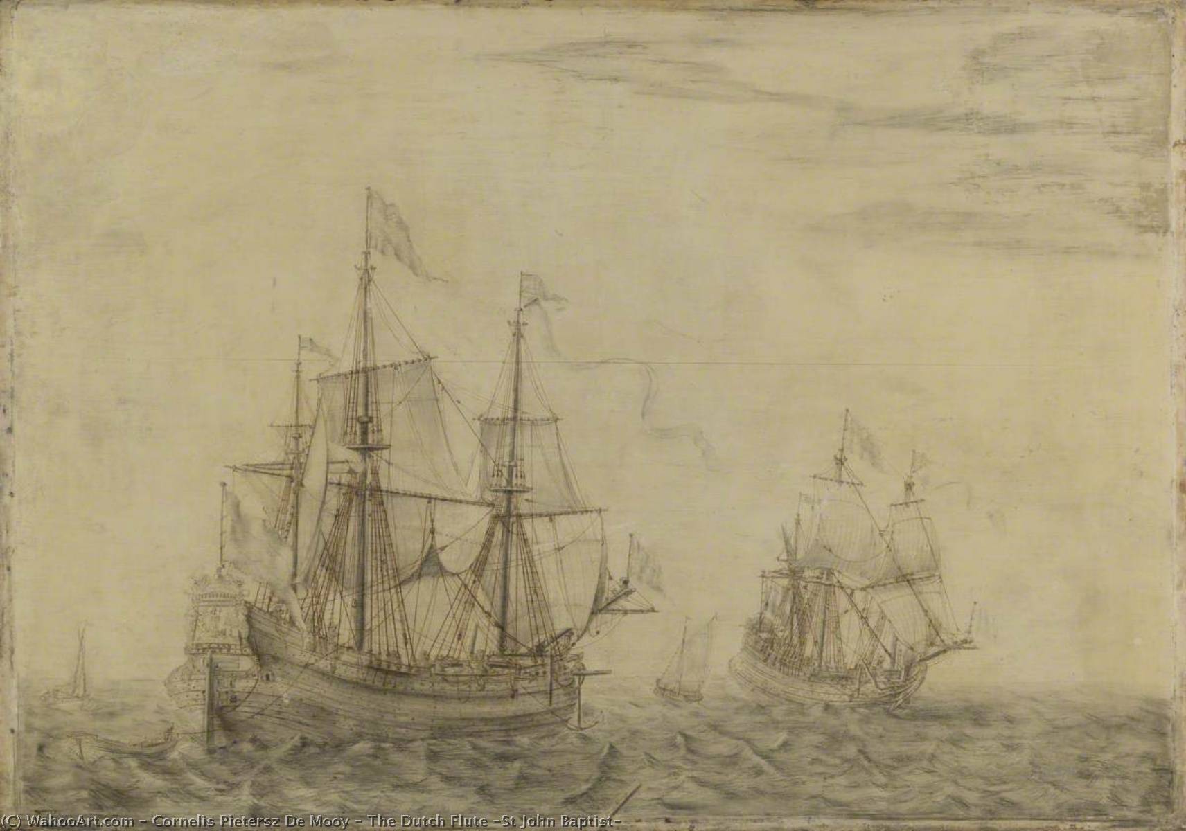 The Dutch Flute 'st John Baptist' — Cornelis Pietersz De Mooy