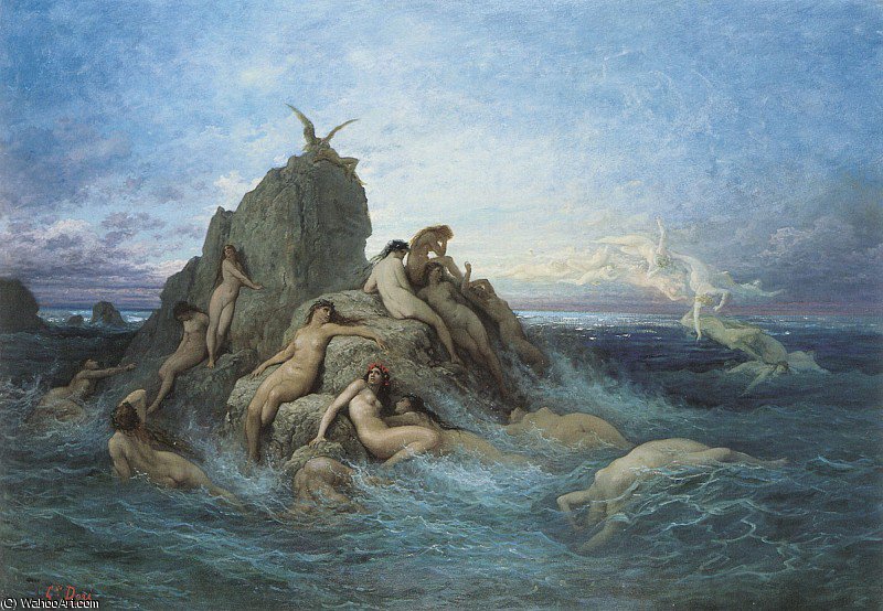 Les Oceanides (les Naiades De La Mer) — Paul Gustave Doré