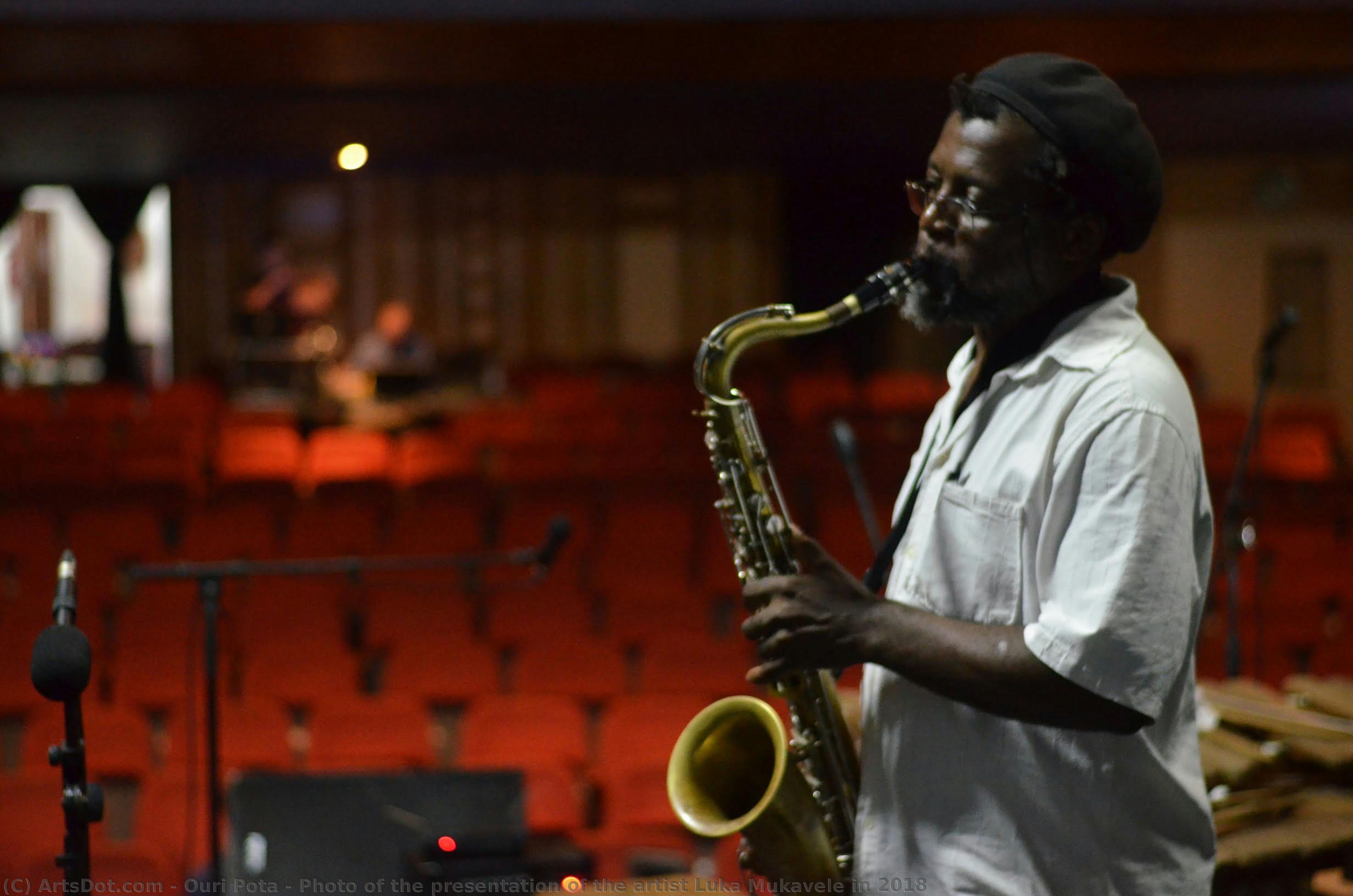 Photo Of The Presentation Of The Artist Luka Mukavele In 2018 — Ouri Pota