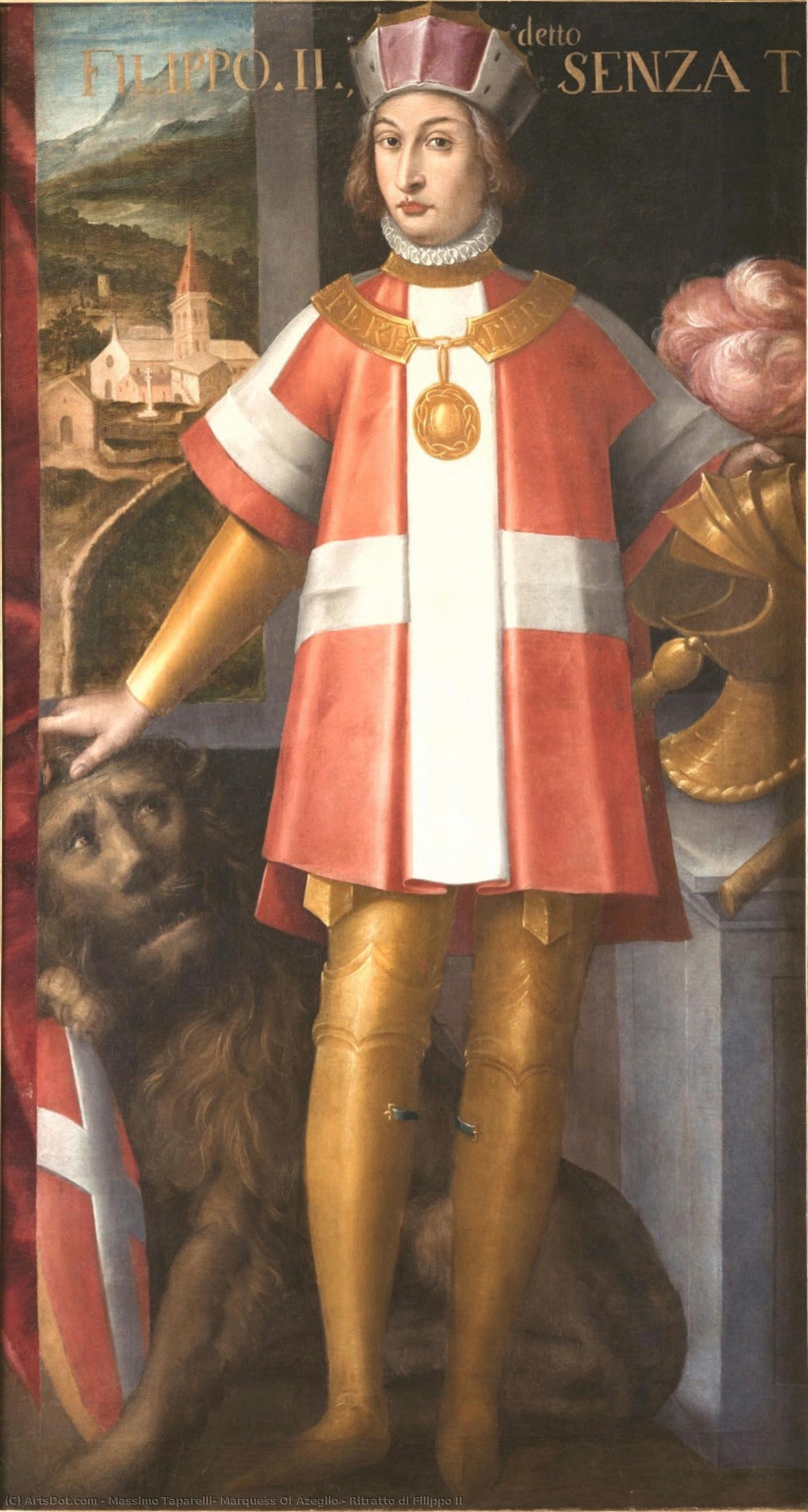 Ritratto Di Filippo Ii — Massimo Taparelli D'azeglio
