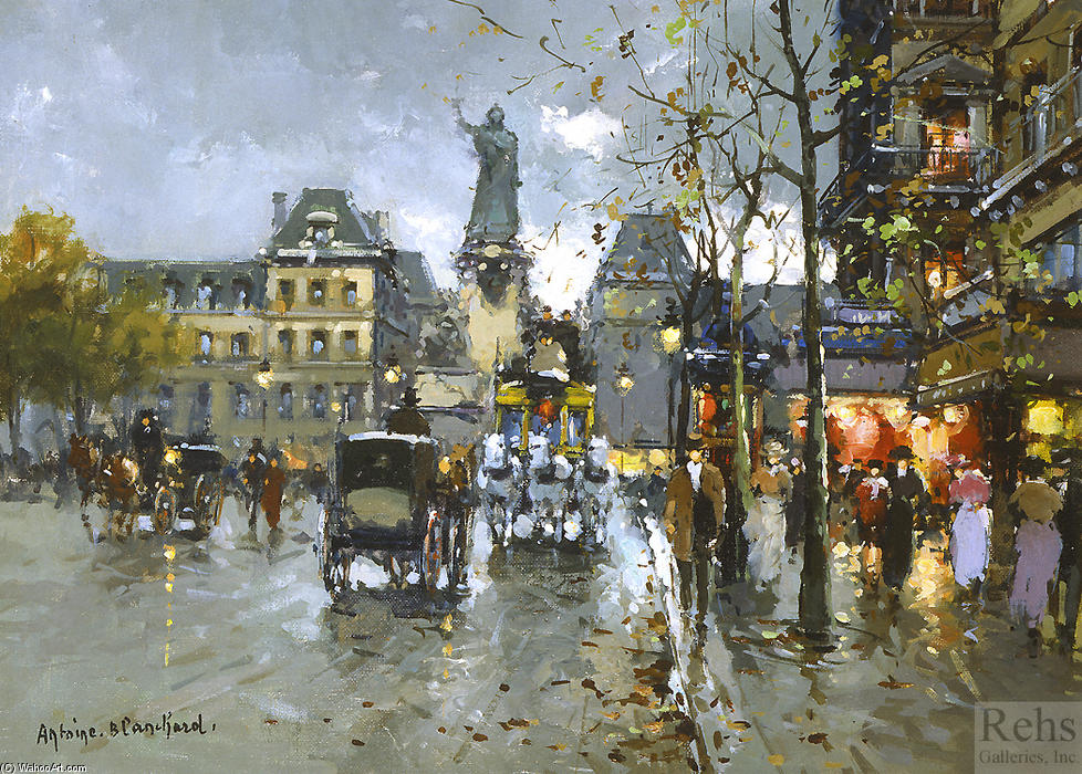 Place De La Republic — Antoine Blanchard (marcel Masson)
