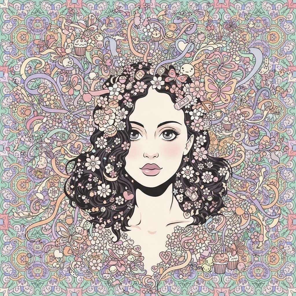 Resplandor Efímero: Una Sinfonía Singular De Flora Pastel Y Ornamentación Serena — Gabrielle Rolland