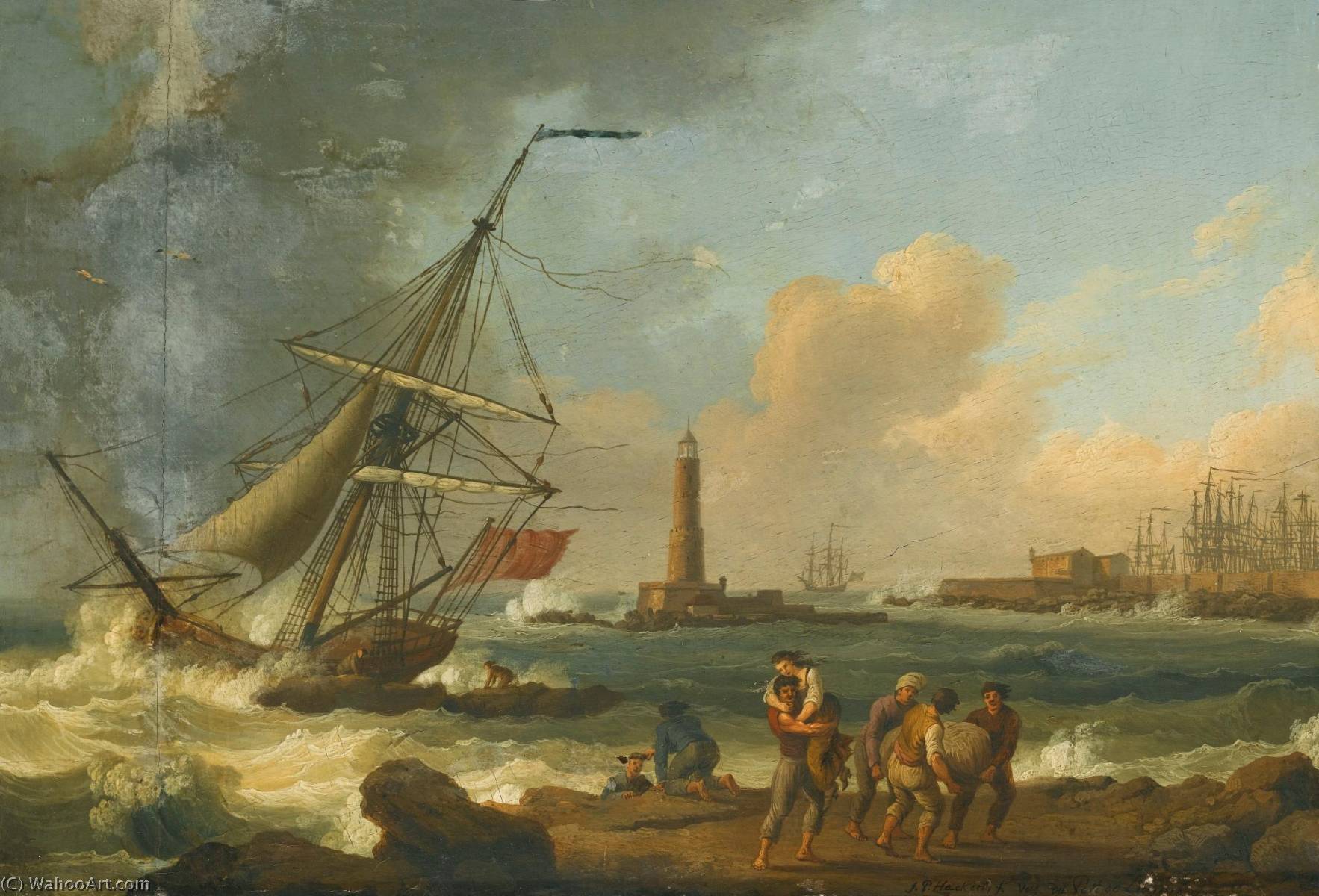 The Port Of Livorno — Jakob Philipp Hackert