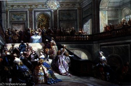 Fete At The Chateau De Versailles On The Occasion Of The Marriage Of The Dauphin — Eugene Louis Lami