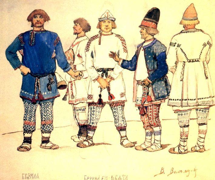 Timber And Berendeys Guys — Victor Vasnetsov