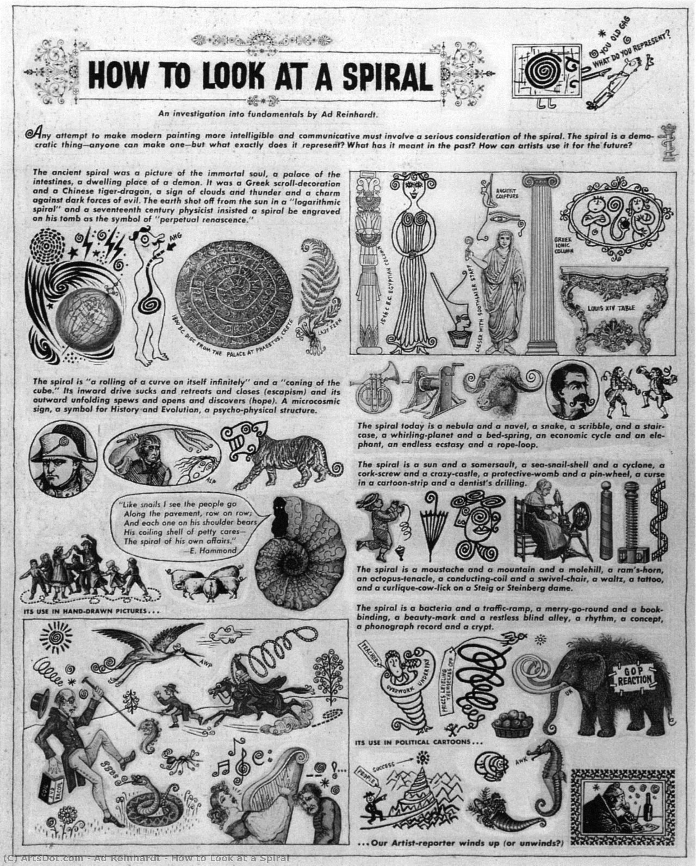 How To Look At A Spiral — Ad Reinhardt
