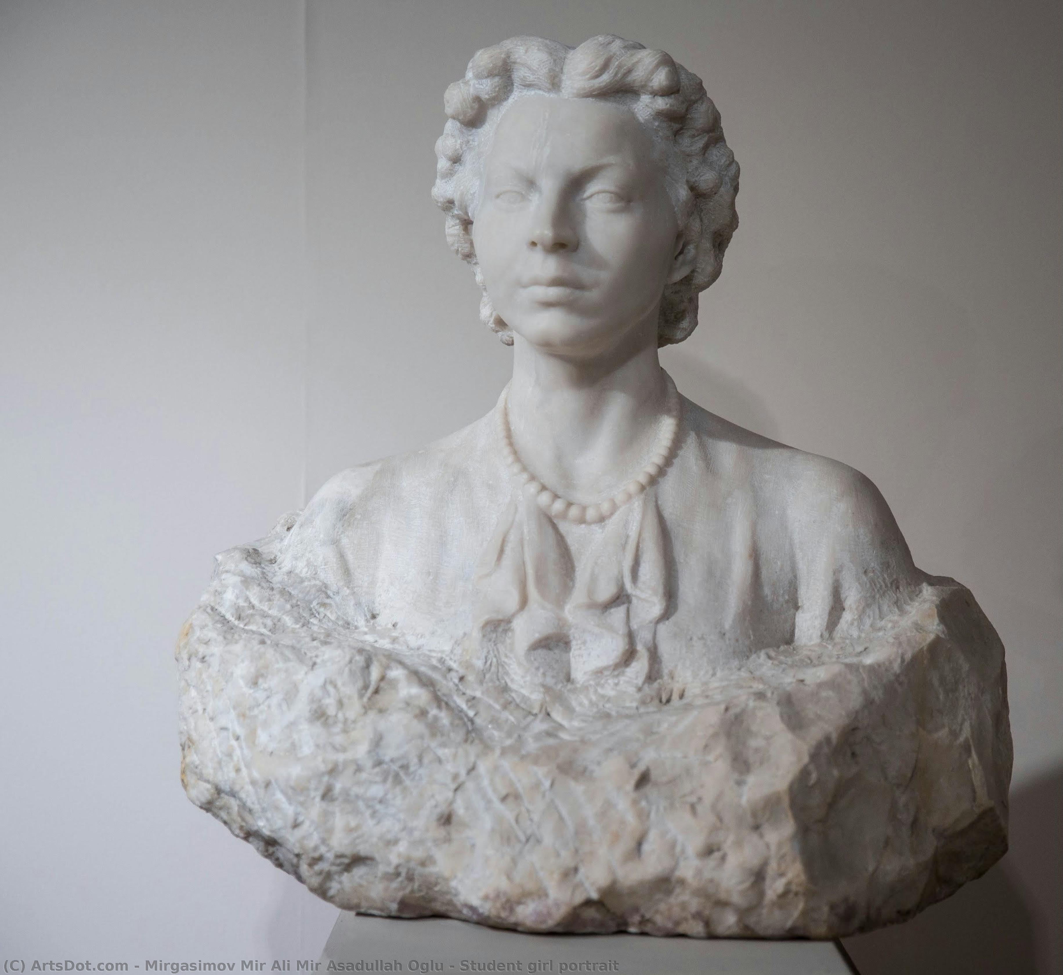 Student Girl Portrait — Mirgasimov Mir Ali Mir Asadullah Oglu