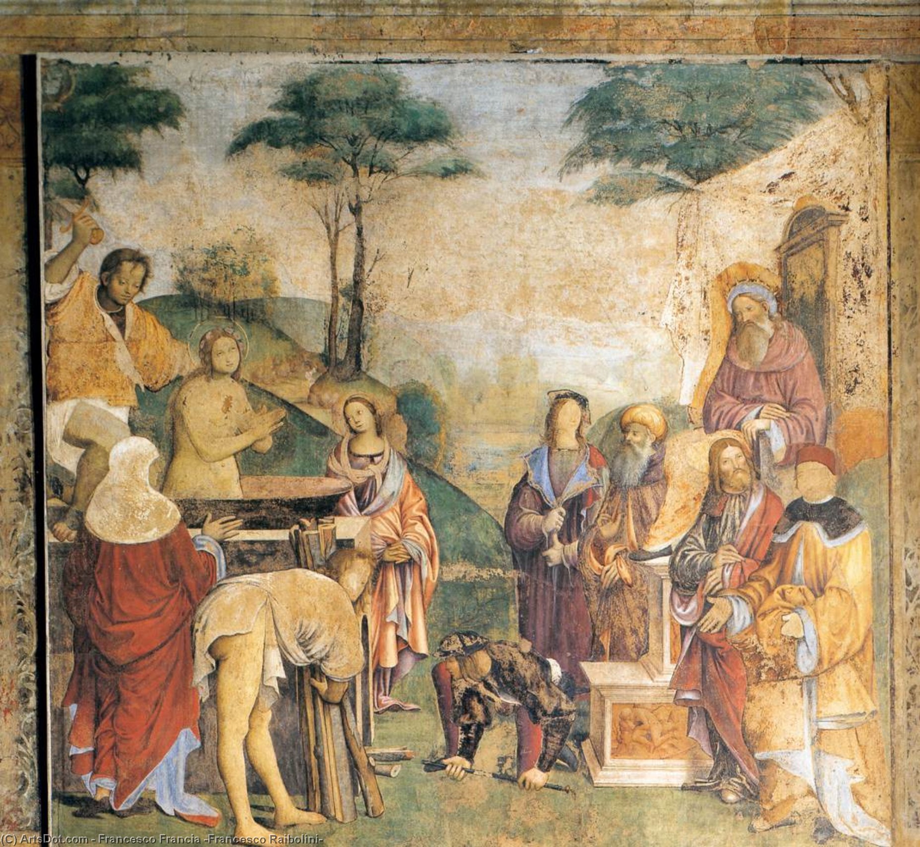 Legend Of Sts Cecilia And Valerian, Scene 8 — Francesco Francia (francesco Raibolini)