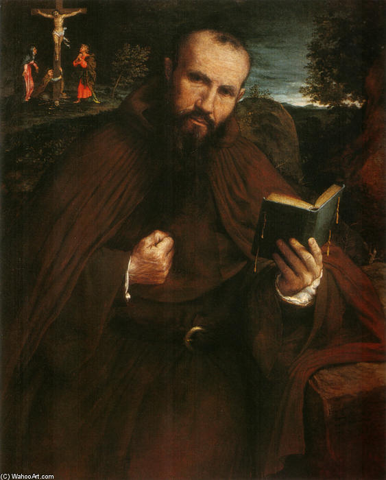 Portrait Of Fra Gregorio Belo Di Vicenza — Lorenzo Lotto