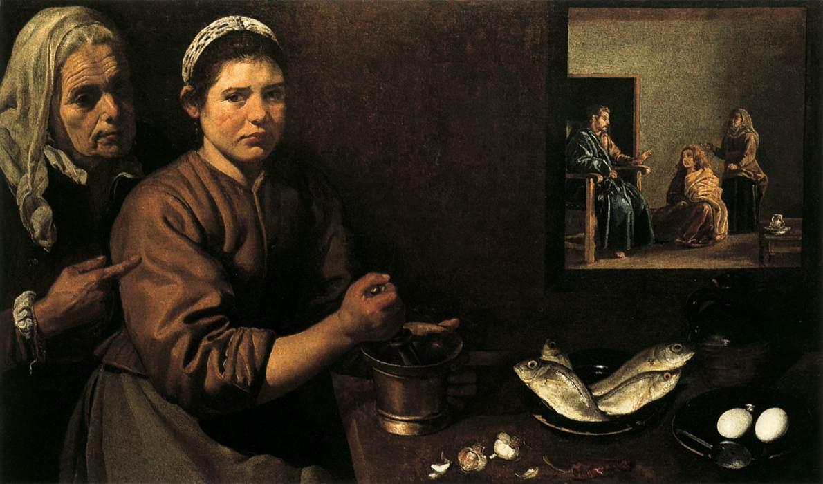 Christ In The House Of Mary And Martha — Diego Velázquez