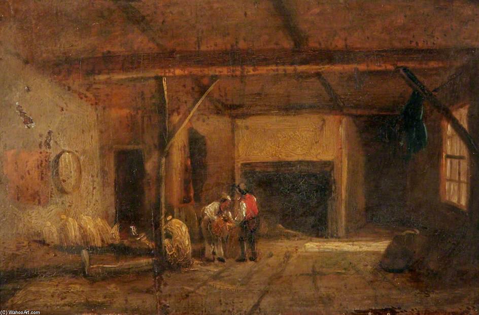 An Interior Of An Old Bakehouse, Bank Street, Norwich — James Stark