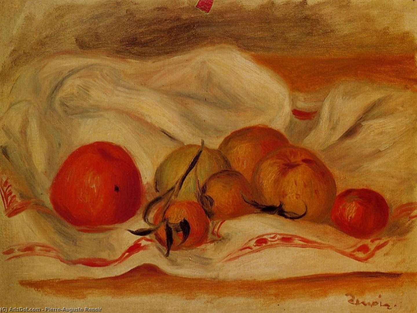 Título Traducido: Naturaleza Muerta — Pierre-auguste Renoir