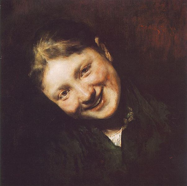 Laughing Girl — Simon Hollósy