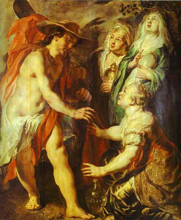 Christus Erscheint Als Gärtner Den Drei Marien — Jakob Jordaens