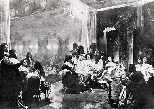 Last Soiree Of Charles Ii At Whitehall, (painting) — Emanuel Gottlieb Leutze
