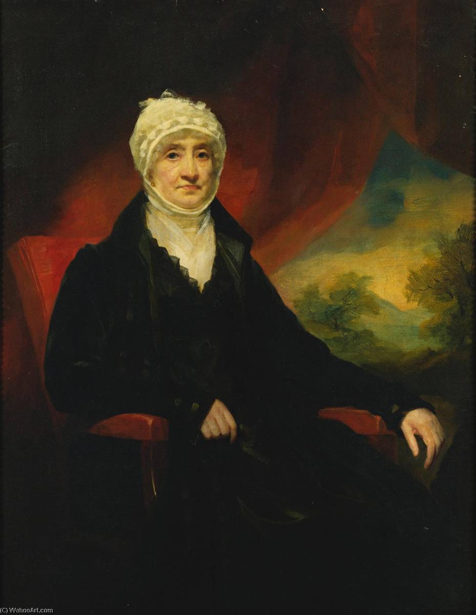 Portrait Of A Lady, Said To Be Mrs. Marion Corry Gilchrist — Henry Raeburn