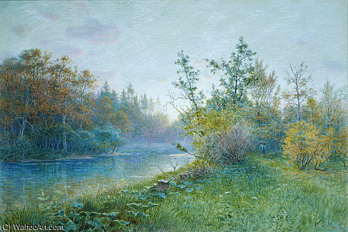 Mill Dam In Traunstein — William Stanley Haseltine