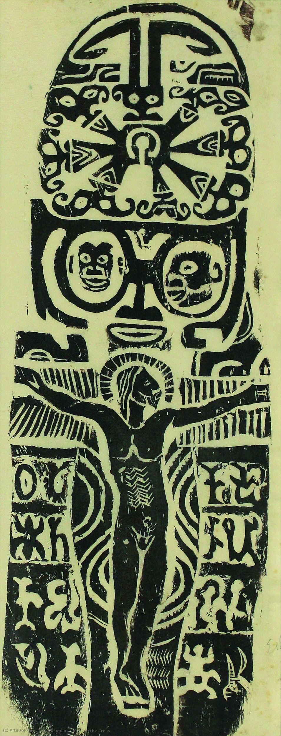Christ On The Cross — Eugène Henri Paul Gauguin