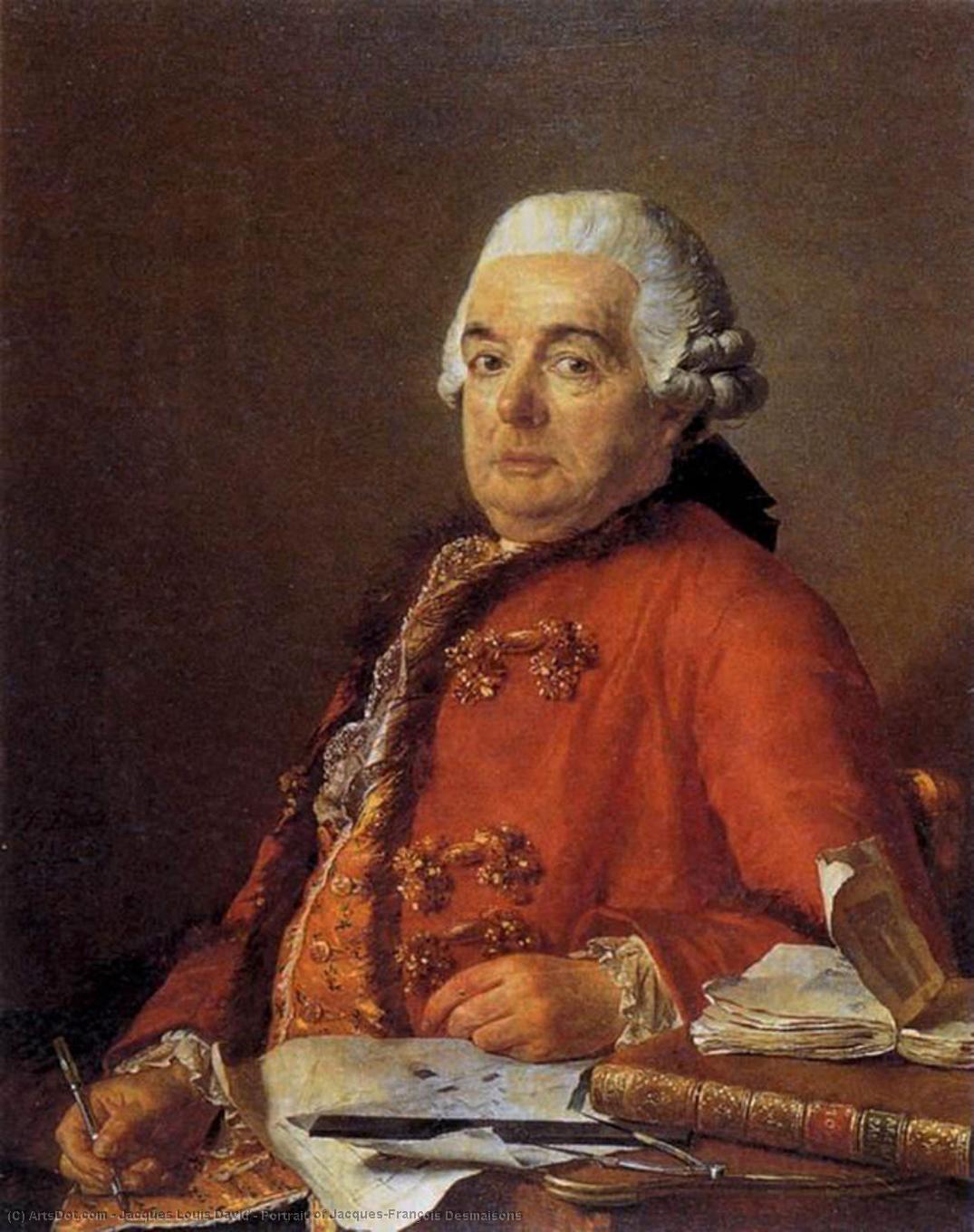 Portrait Of Jacques-françois Desmaisons — Jacques-louis David