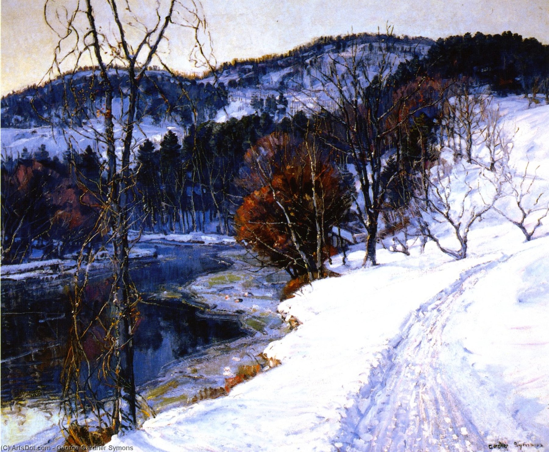 The Mountain Road — George Gardner Symons