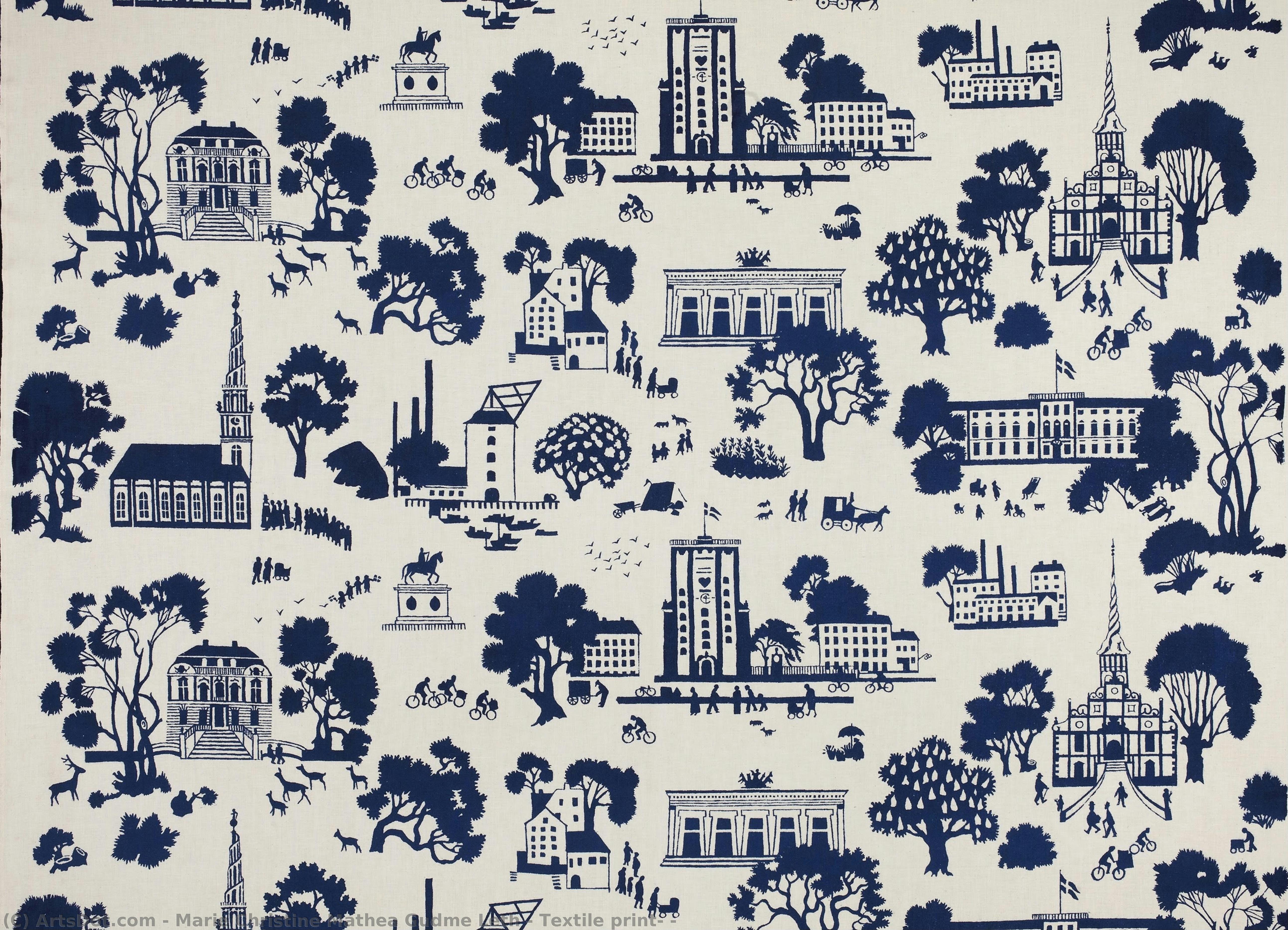 Textile Print, — Marie Christine Mathea Gudme Leth