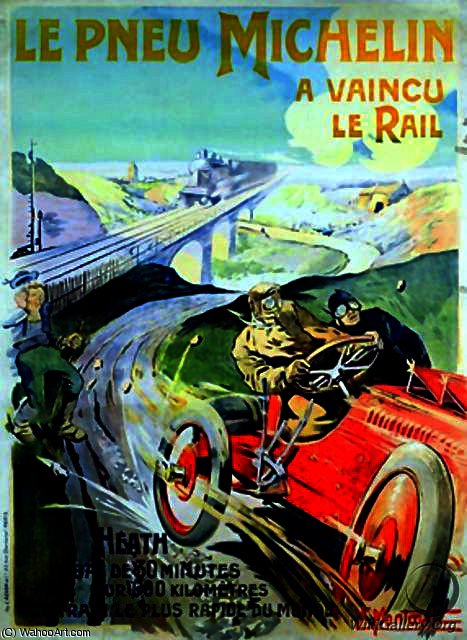 Le Pneu Michelin A Vaincu Le Rail — Ernest Montaut