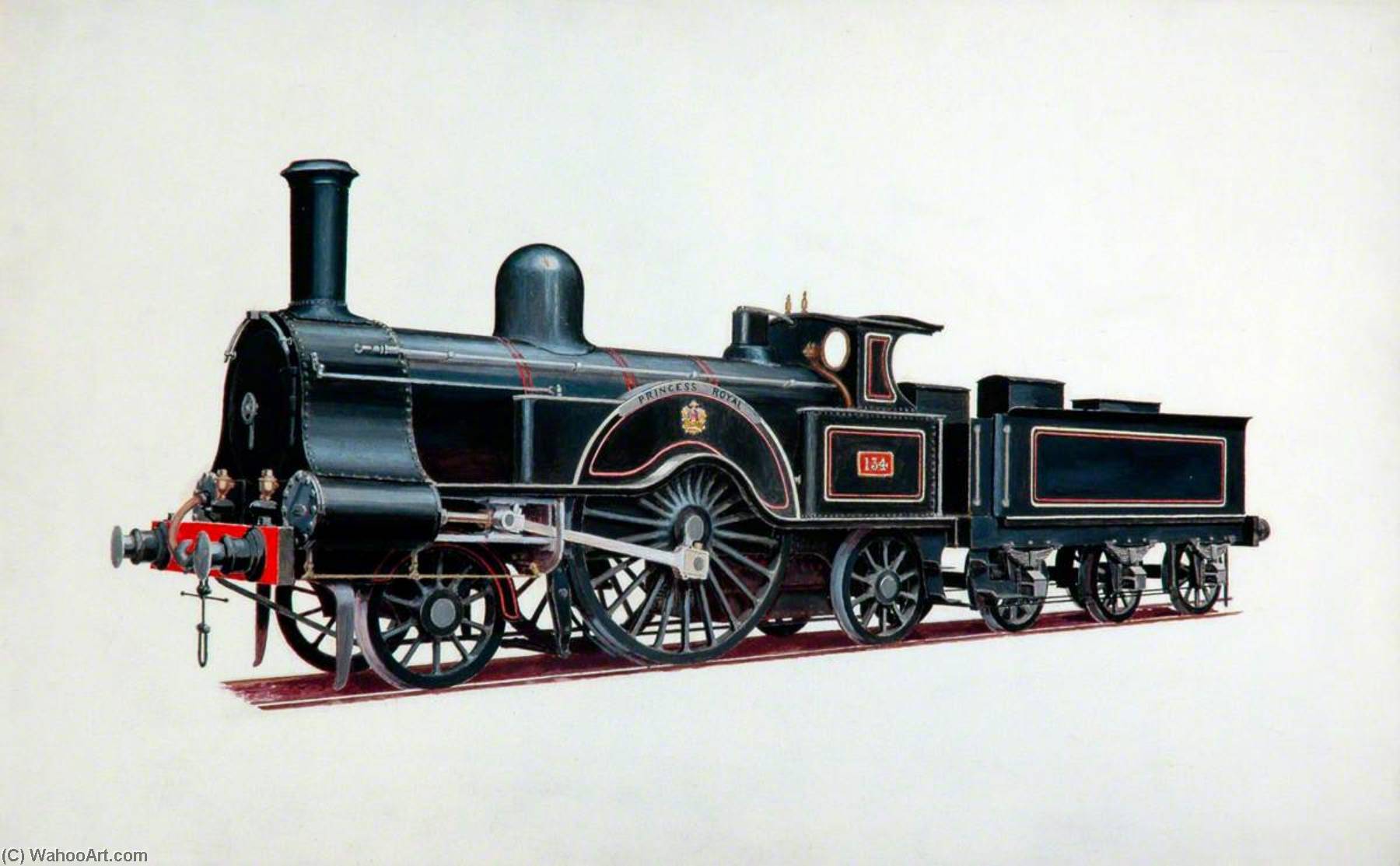 London And North Western Railway 2–2–2 Locomotive 'princess Royal' — Henry Maurice Whitcombe