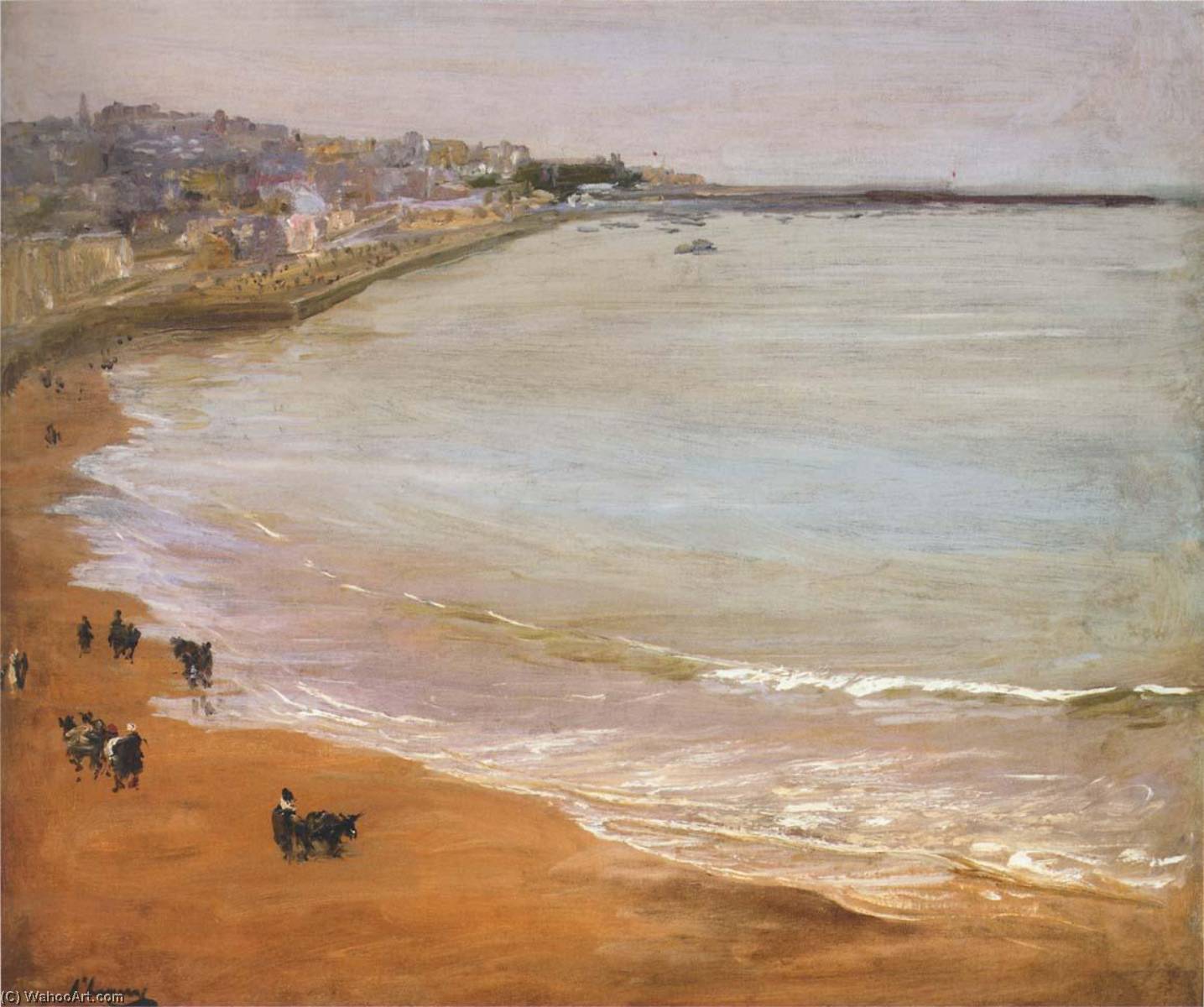 The Harbor, Tangier — Sir John Lavery