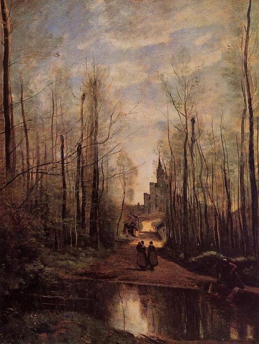 La Iglesia De Marissel — Jean-baptiste-camille Corot