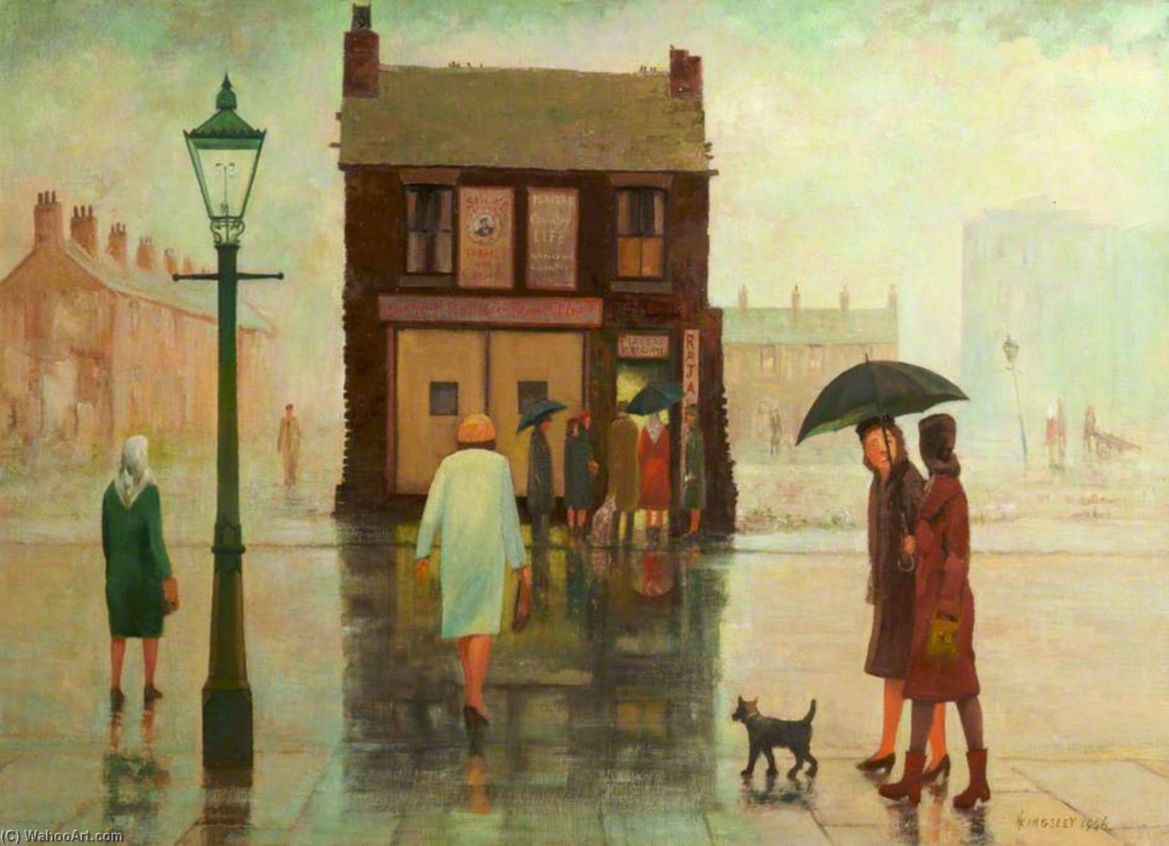 Cambridge Street, Hulme, Manchester, 1946 — Harry Kingsley