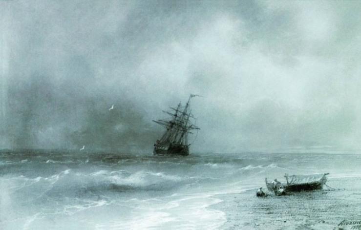 Rough Sea — Ivan Konstantinovich Aivazovsky