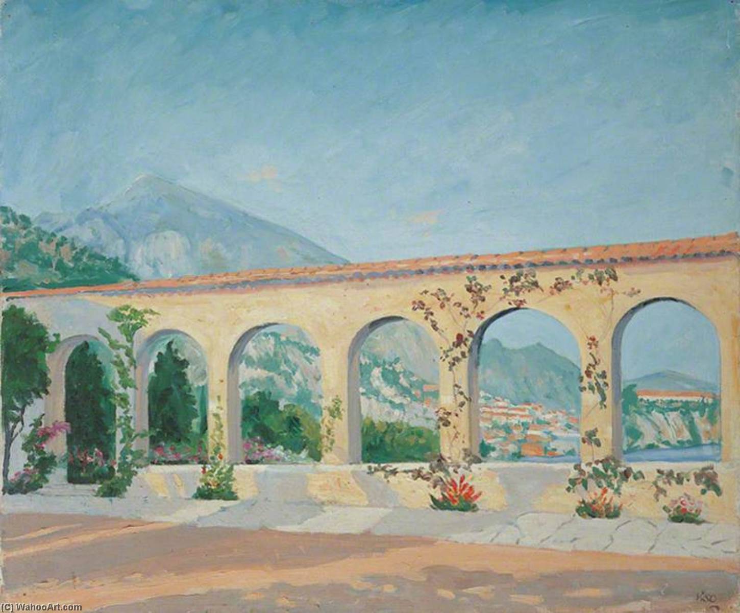 The Walled Garden Of La Capponcina — Winston Spencer Churchill