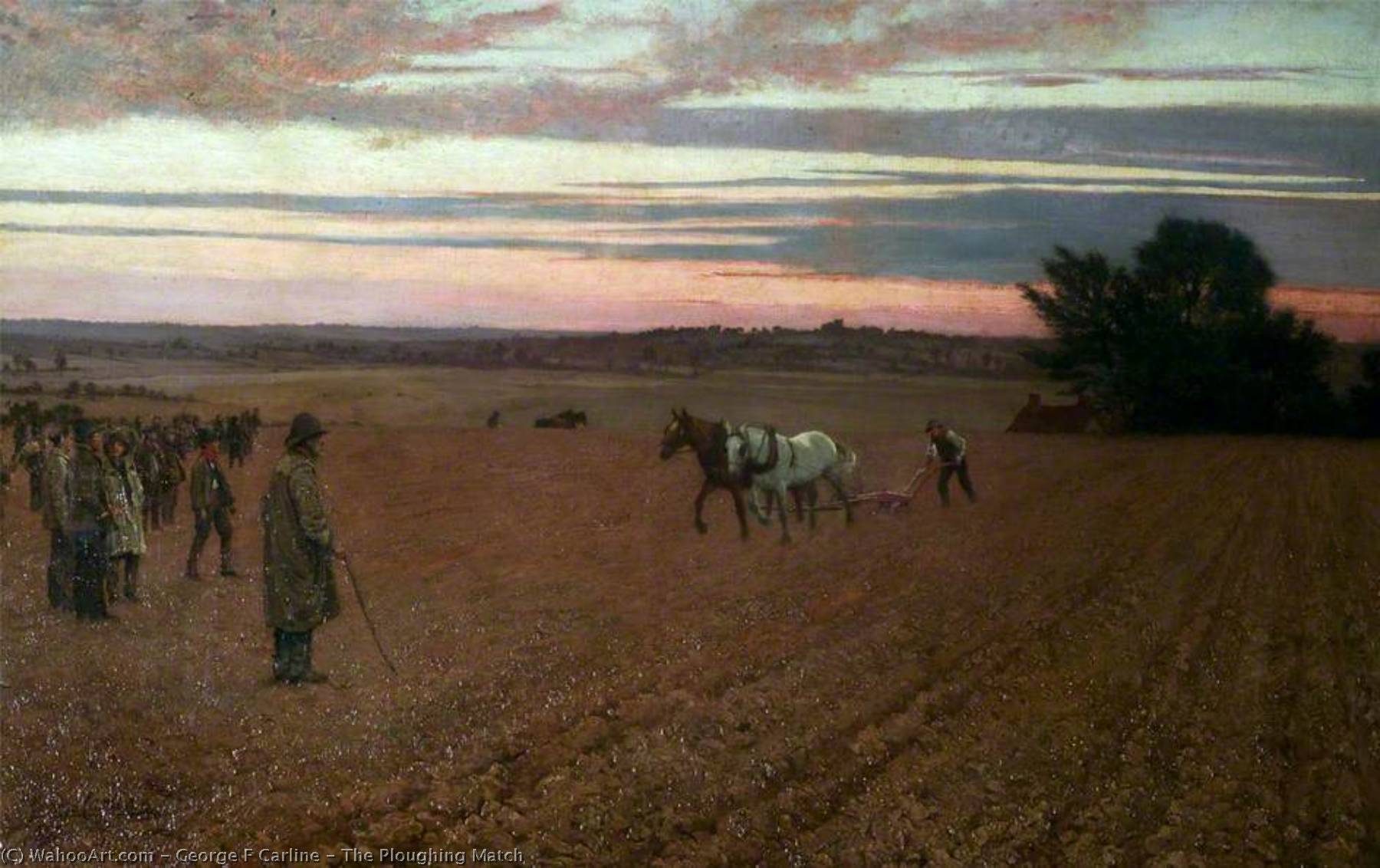 The Ploughing Match — George F Carline
