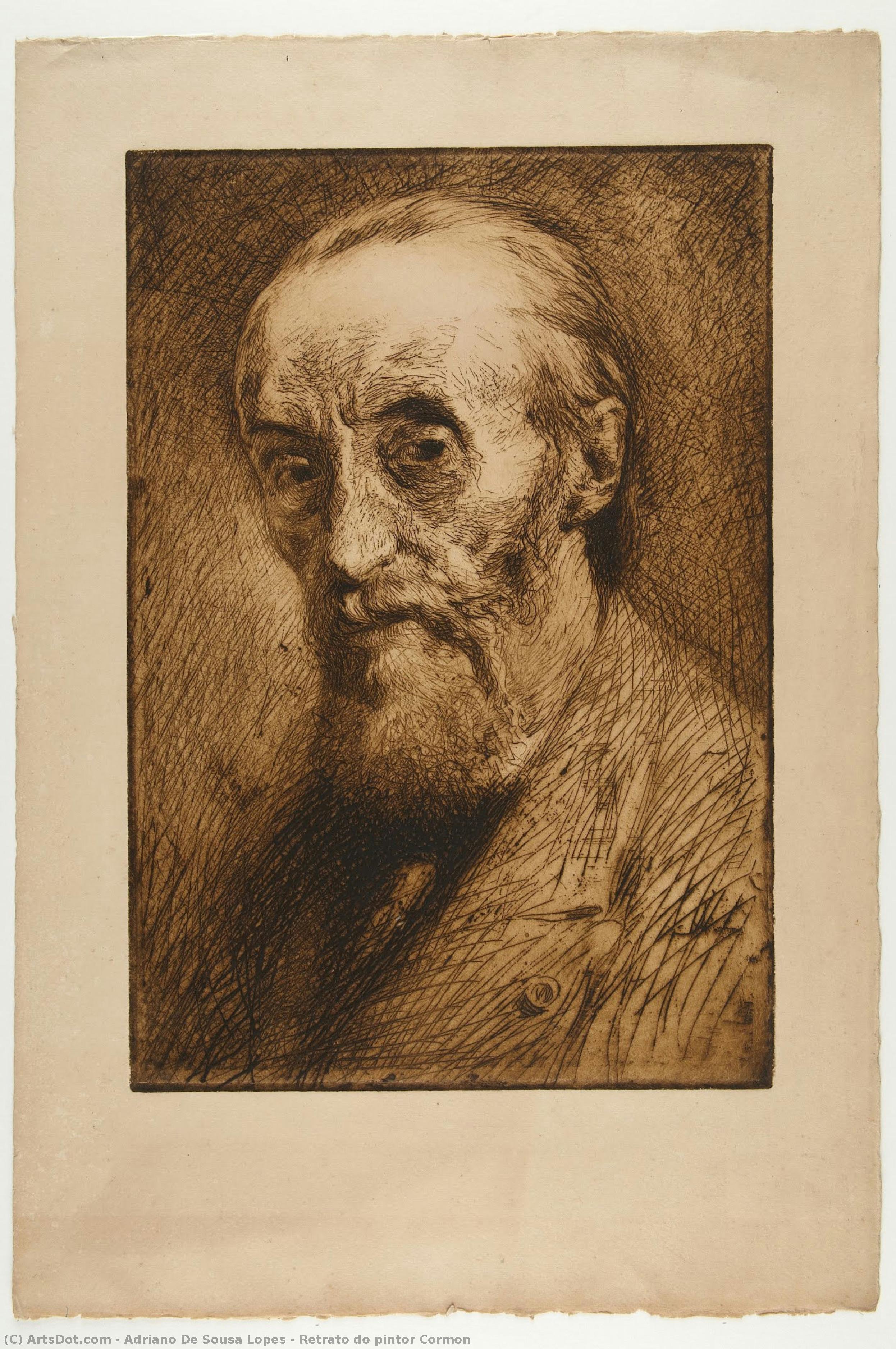 Retrato Do Pintor Cormon — Adriano De Sousa Lopes