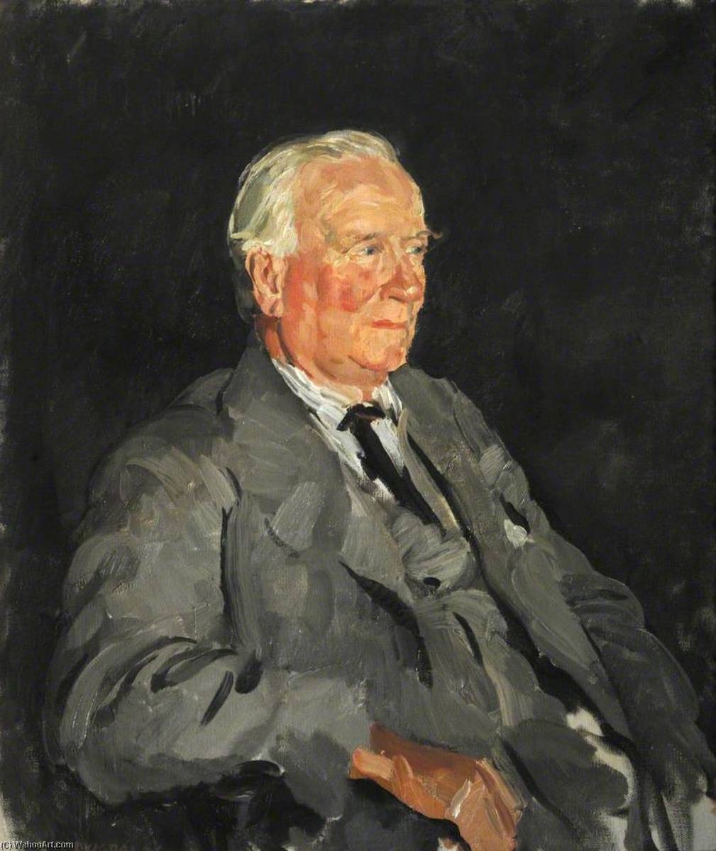 Herbert Henry Asquith (1852–1928), 1st Earl Of Oxford And Asquith, Kg, Scholar (1870), Fellow (1874–1882), Honorary Fellow (1908), Prime Minister (1908–1916) — Thomas Cantrell Dugdale