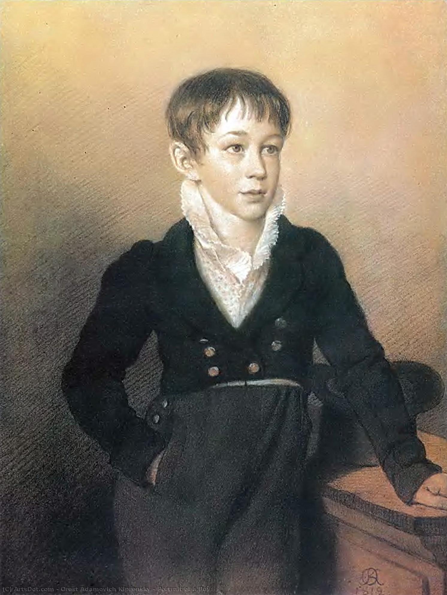 Portrait Of A Boy — Orest Adamovich Kiprensky