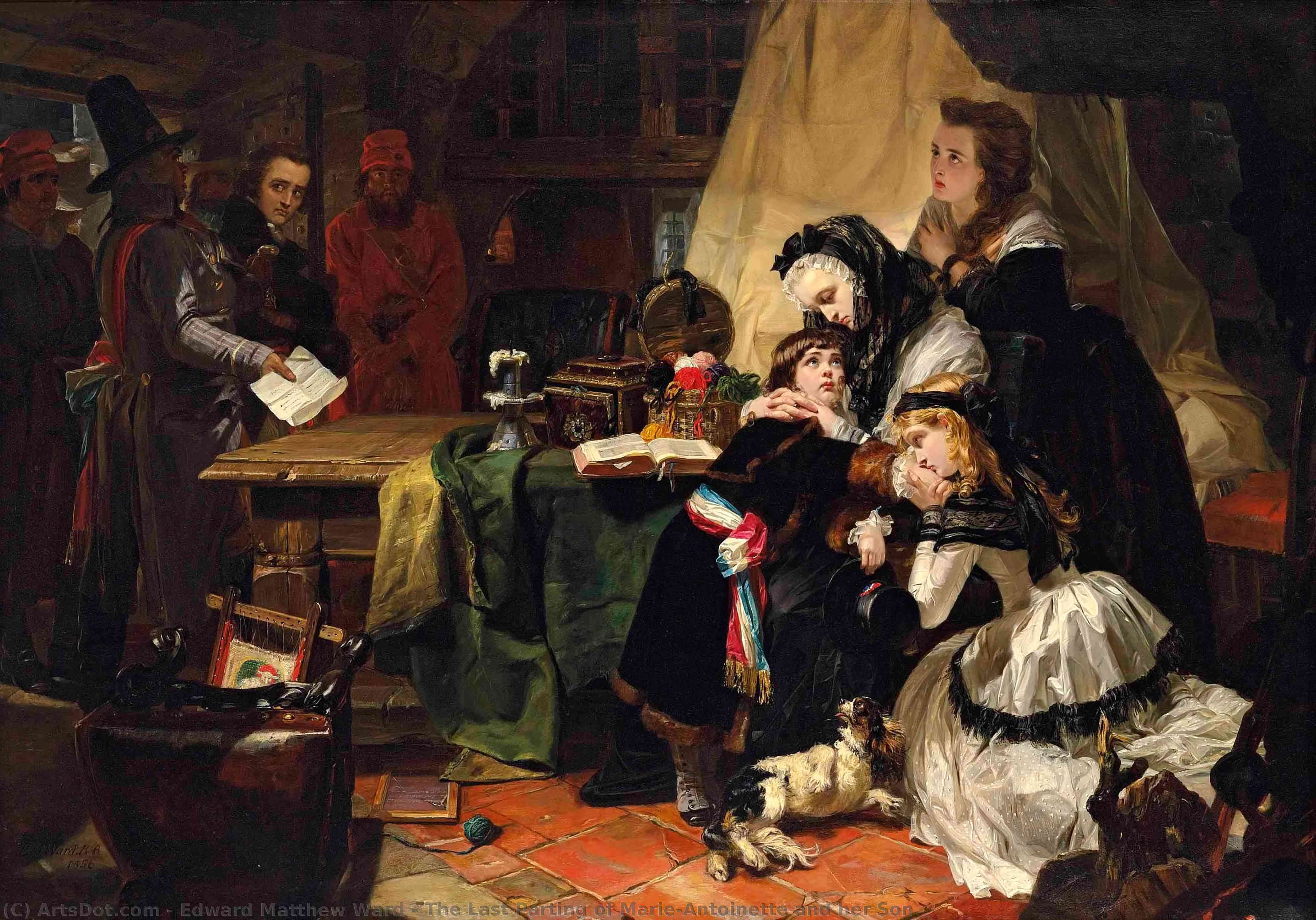 The Last Parting Of Marie-antoinette And Her Son — Edward Matthew Ward