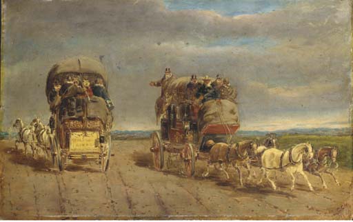 London To York Coaches Passing — Charles Cooper Henderson