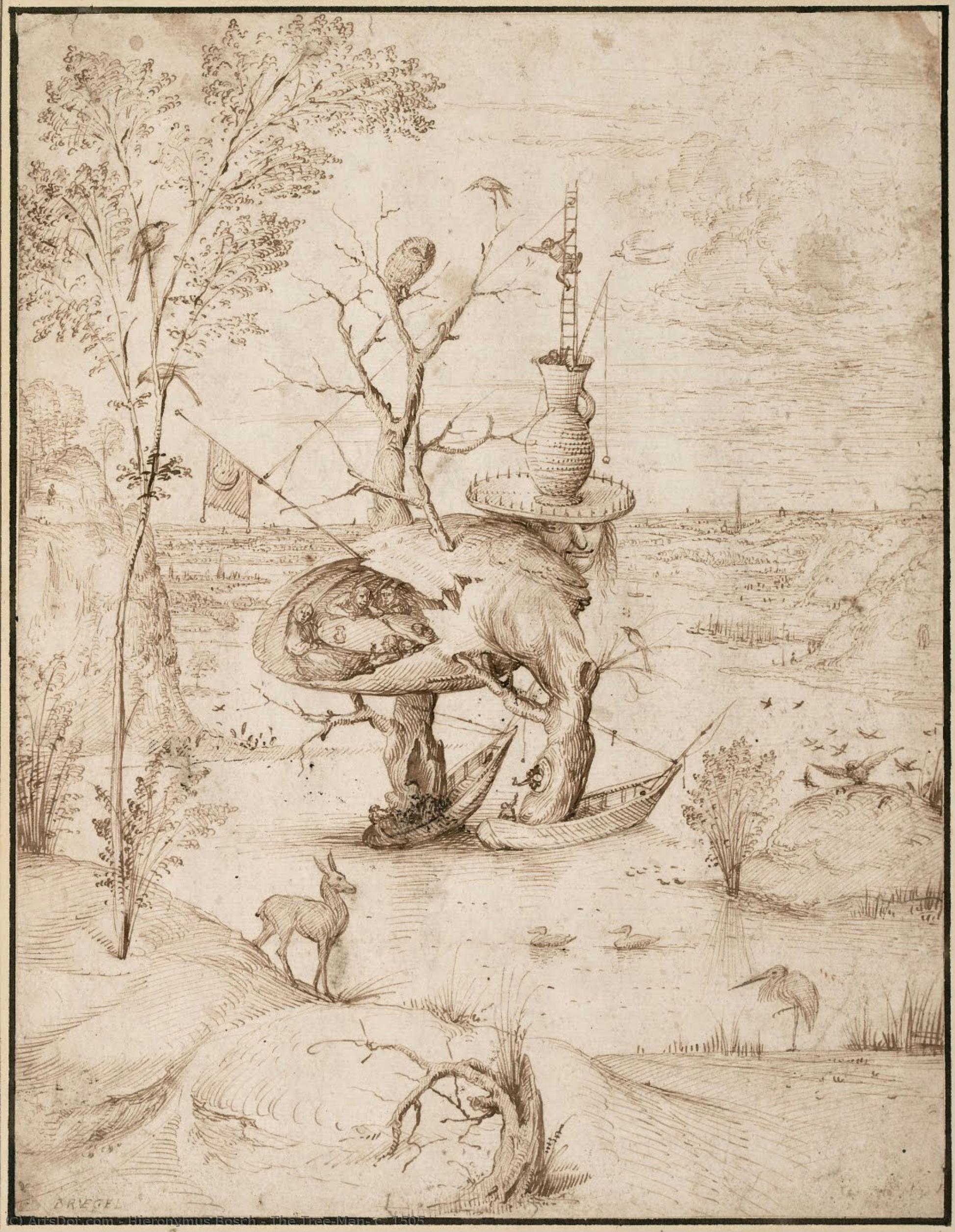 The Tree-man, C. 1505 — Еронимий Босх