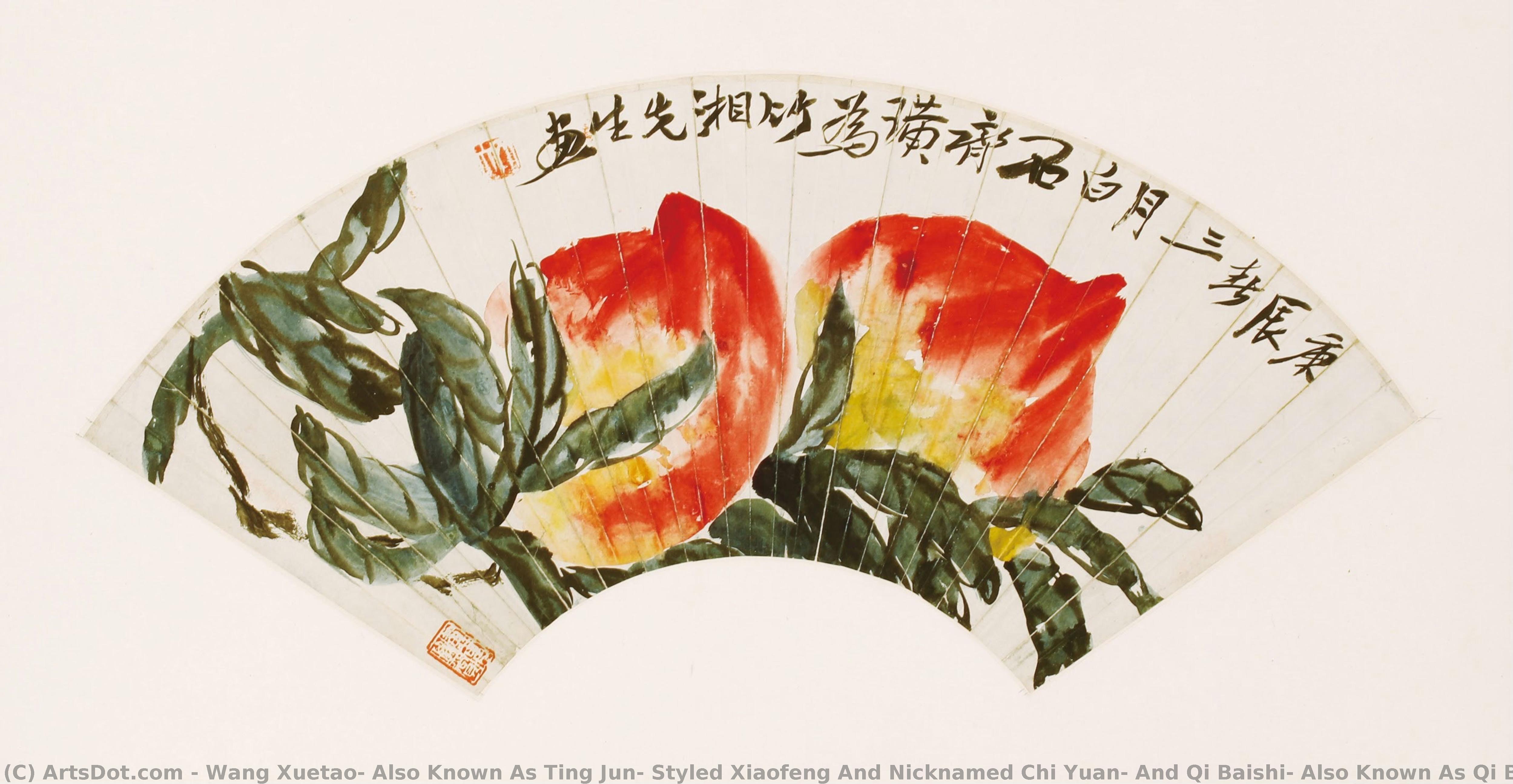 Peaches (仙桃) — Wang Xuetao, Also Known As Ting Jun, Styled Xiaofeng And Nicknamed Chi Yuan, And Qi Baishi, Also Known As Qi Baishi, Also Known As Qi Baishi, Also Kno