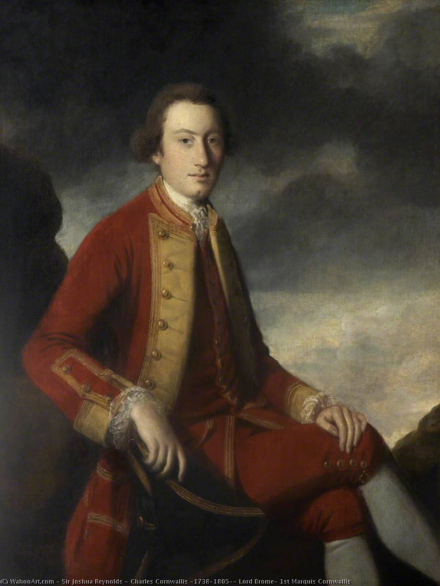 Charles Cornwallis (1738–1805), Lord Brome, 1st Marquis Cornwallis — Sir Joshua Reynolds