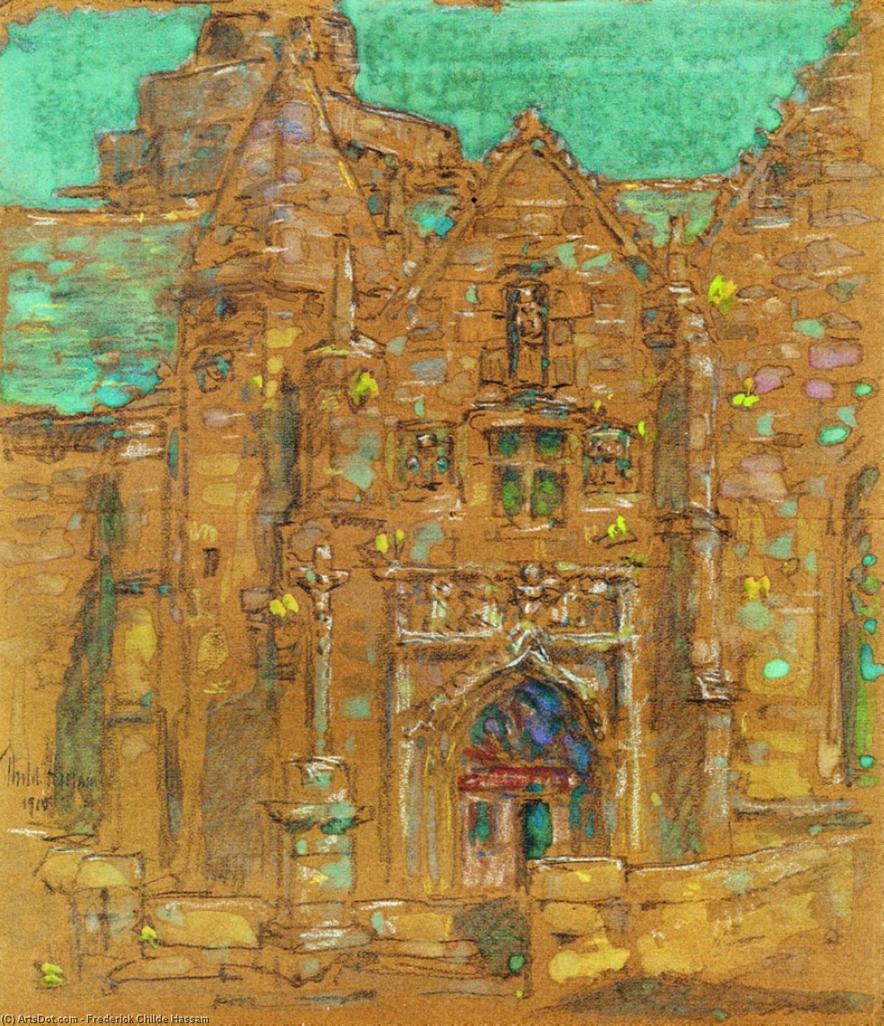 Brelevenez, Lannion, Cote Du Nord, France — Frederick Childe Hassam