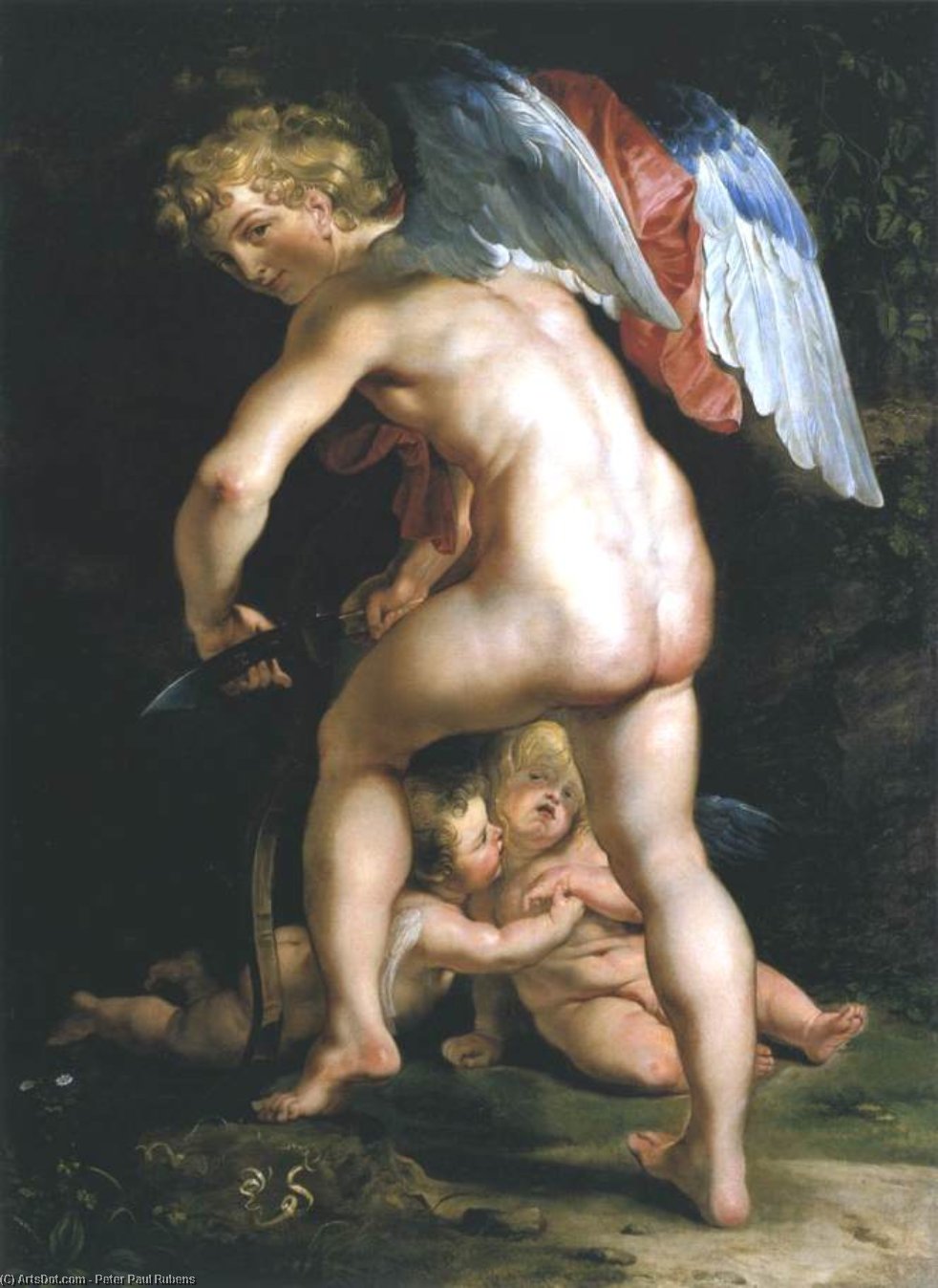 Cupido Fabricando Su Arco — Pedro Pablo Rubens