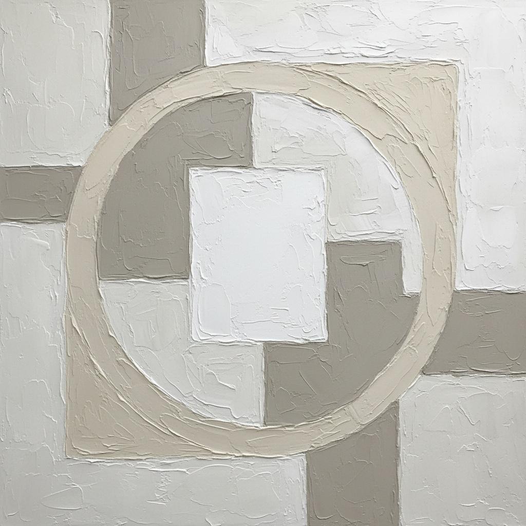 Monolithic Silence: A Sculptural Study In Tonal Relief And Eternal Geometric Harmony — David Moreau